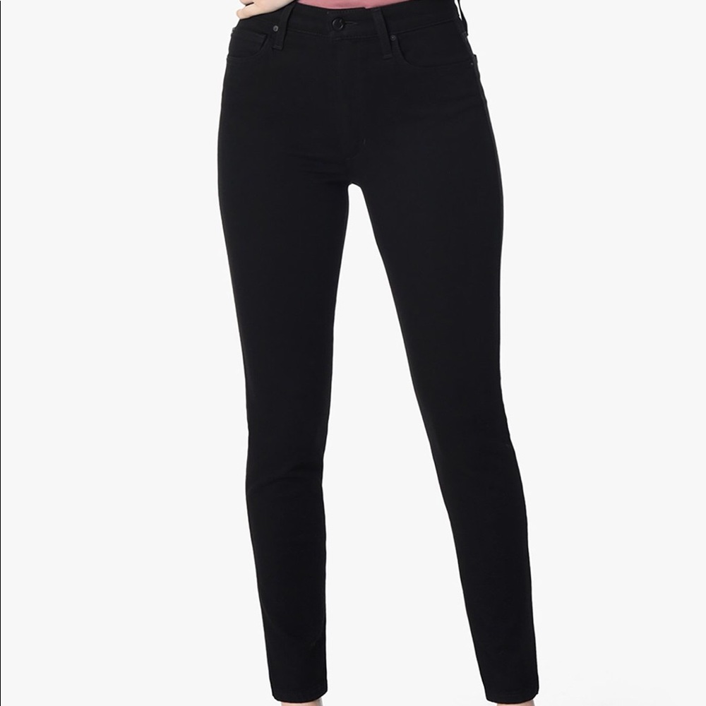 joes jeans Charlie high rise skinny ankle 24 black